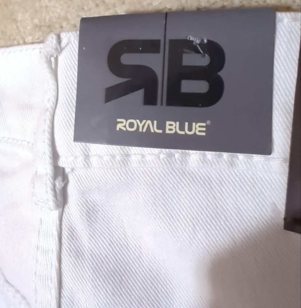 Women's Skinny Fit Ankle Denim Jeans White 28x30 New With Tags SB Royal - Picture 8 of 11